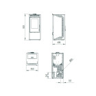 Salamandra a Pellets KALOR + 9,5Kw